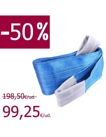 Pack 2x Eslingas Planas con Gazas 8.000 KG | 13 Metros