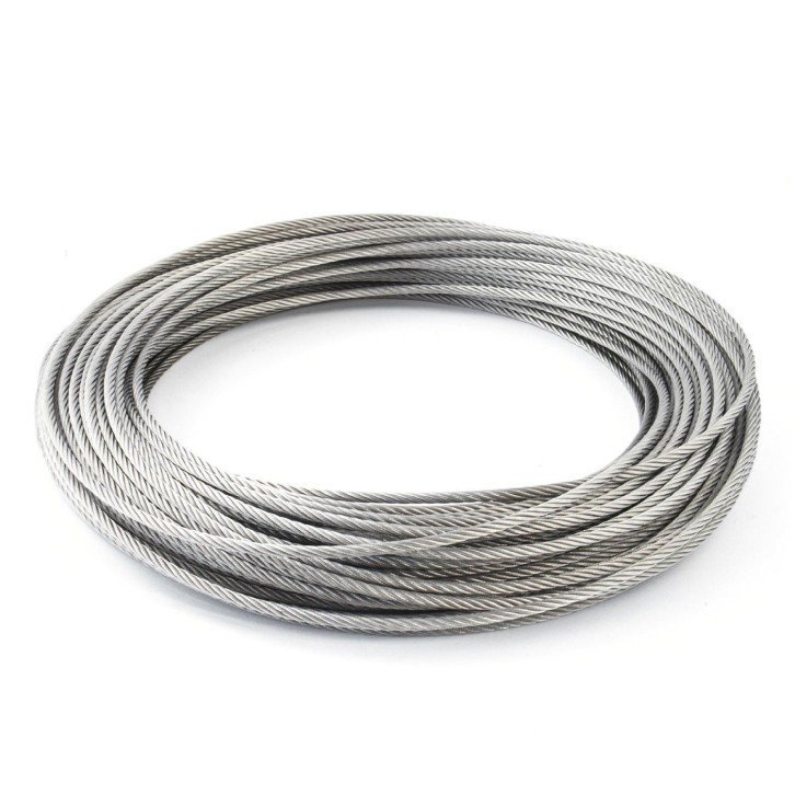 Cable de acero inoxidable AISIS-316 - 7x7+0 - 1,5MM
