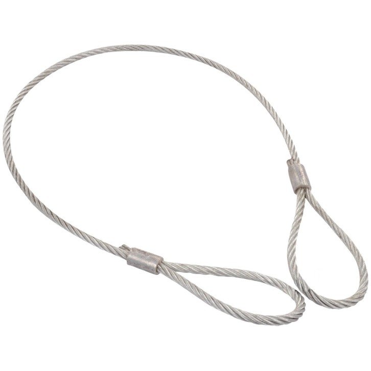 Eslinga de cable con gazas