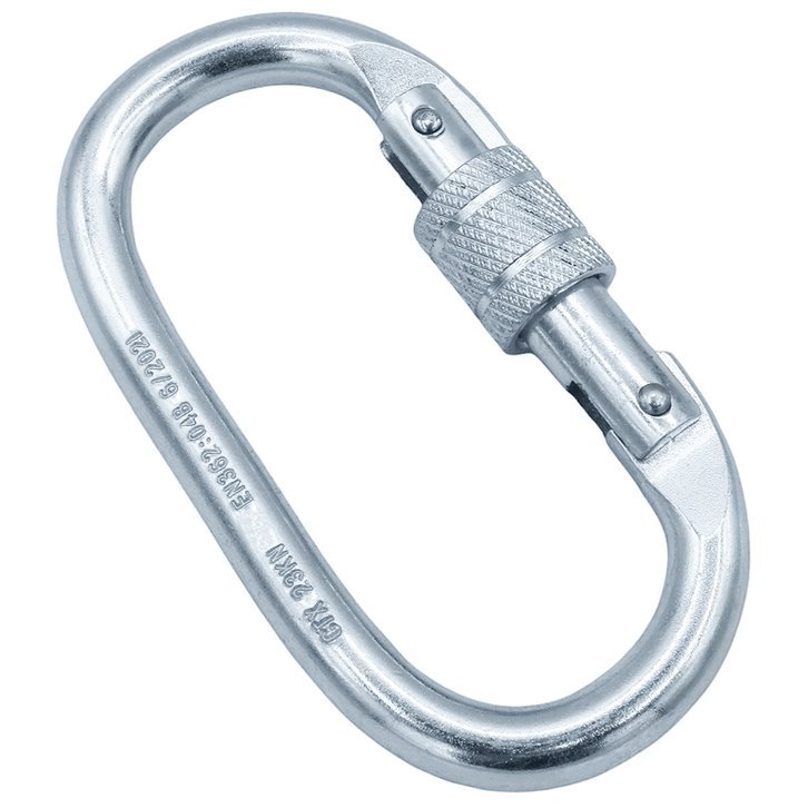 Mosquetón con Cierre de Rosca de Acero EN362 - 23KN